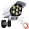 Cámara falsa Luz Solar LED con sensor de movimiento - Imagen 5